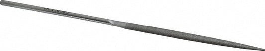 Grobet 33.962 Half Round Needle Diamond File 5-1/2" OAL, Very Fine Grade