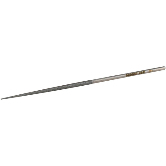 Grobet 33.963 Round Needle Diamond File 5-1/2" OAL, Very Fine Grade