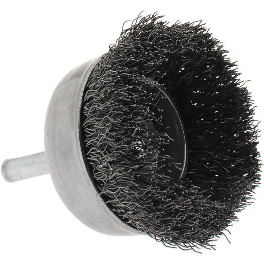PRIVATE BRANDS SPECIALTY, INC. PB32990 Cup Brush 2-1/4" Dia, 0.0118" Wire Dia, Steel, Crimped