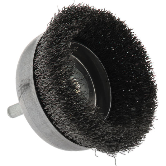 PRIVATE BRANDS SPECIALTY, INC. PB33150 Cup Brush 2-3/4" Dia, 0.008" Wire Dia, Steel, Crimped