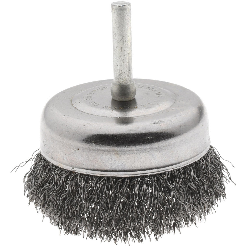 PRIVATE BRANDS SPECIALTY, INC. PB33190 Cup Brush 2-3/4" Dia, 0.0118" Wire Dia, Steel, Crimped