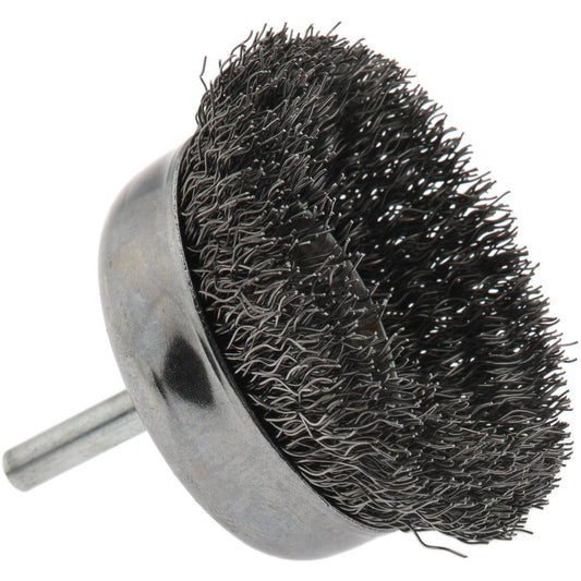 PRIVATE BRANDS SPECIALTY, INC. PB33210 Cup Brush 2-3/4" Dia, 0.014" Wire Dia, Steel, Crimped