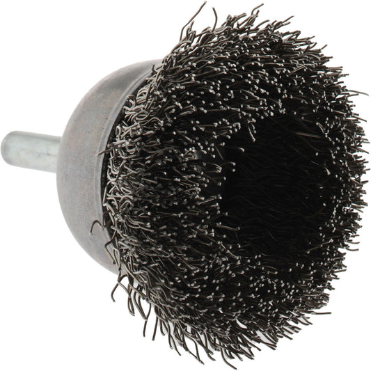 PRIVATE BRANDS SPECIALTY, INC. PB33420 Cup Brush 1-3/4" Dia, 0.014" Wire Dia, Stainless Steel, Crimped