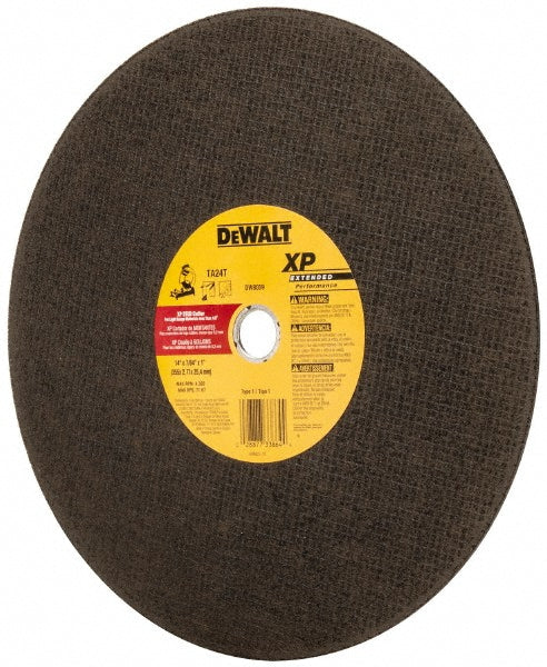 DeWALT DW8059 Cut-Off Wheel  Type 1 (01/41),  14" Dia,  Aluminum Oxide