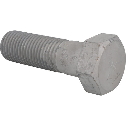 Value Collection HCI51500500G-001BX Hex Head Cap Screw 1-1/2-6, 5" Length Under Head, Grade 5 Steel, Hot-Dipped Galvanized Finish