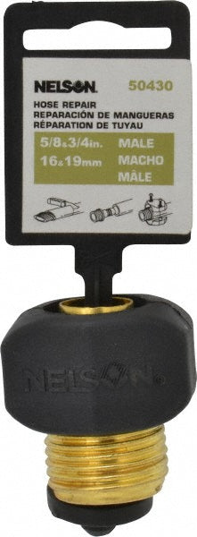Nelson 854304-1001 Garden Hose Fitting Male, 5/8", Brass & Nylon