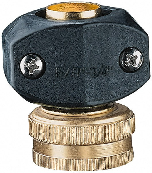 Nelson 854314-1001 Garden Hose Fitting Female, 5/8", Brass & Nylon