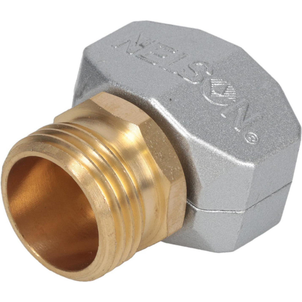 Nelson 855204-1001 Garden Hose Fitting Male, 5/8", Brass & Metal