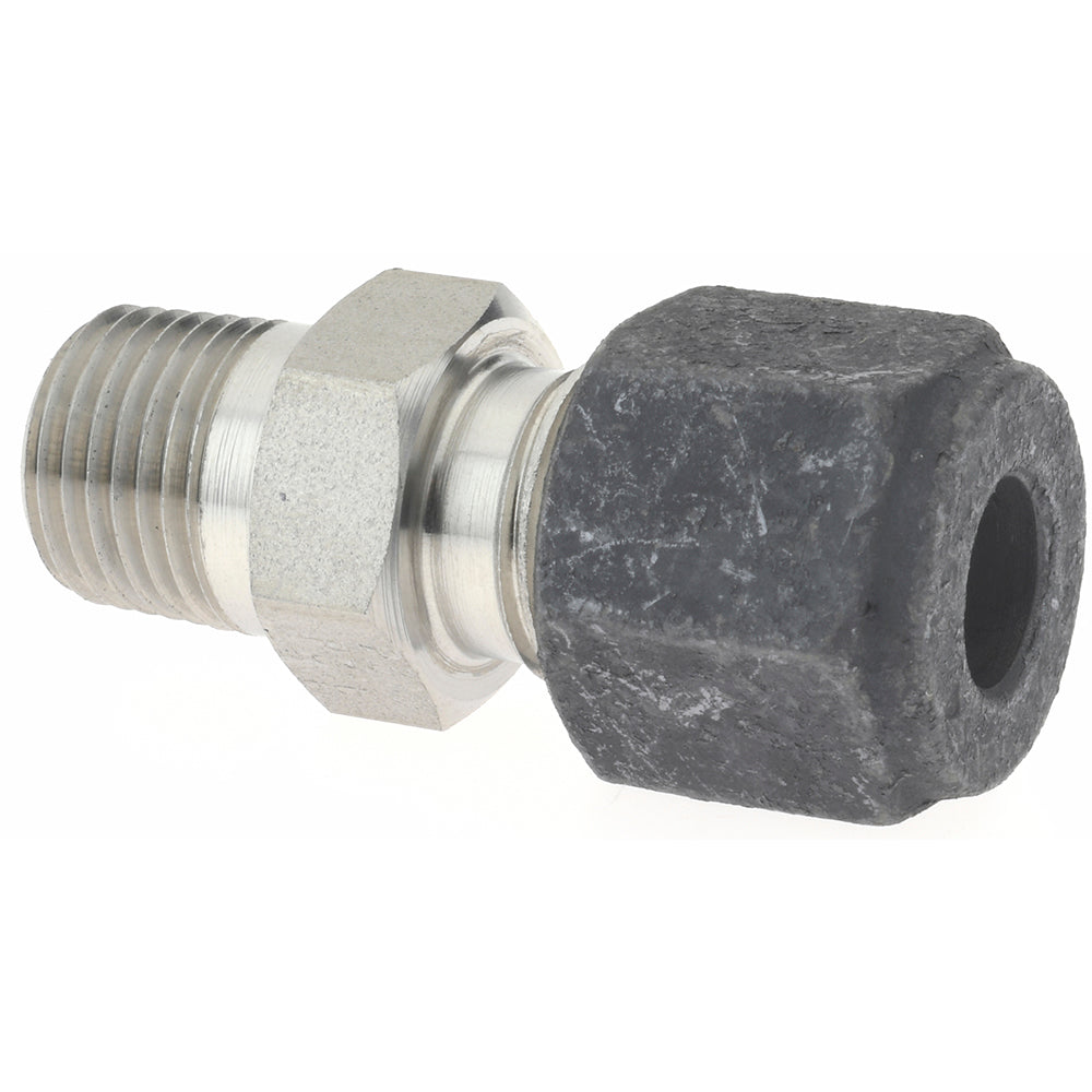 Parker 4-2 FBZ-SS Compression Tube Connector 1/8" Thread, Compression x MNPT