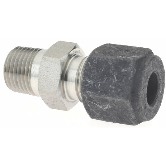 Parker 4-2 FBZ-SS Compression Tube Connector 1/8" Thread, Compression x MNPT
