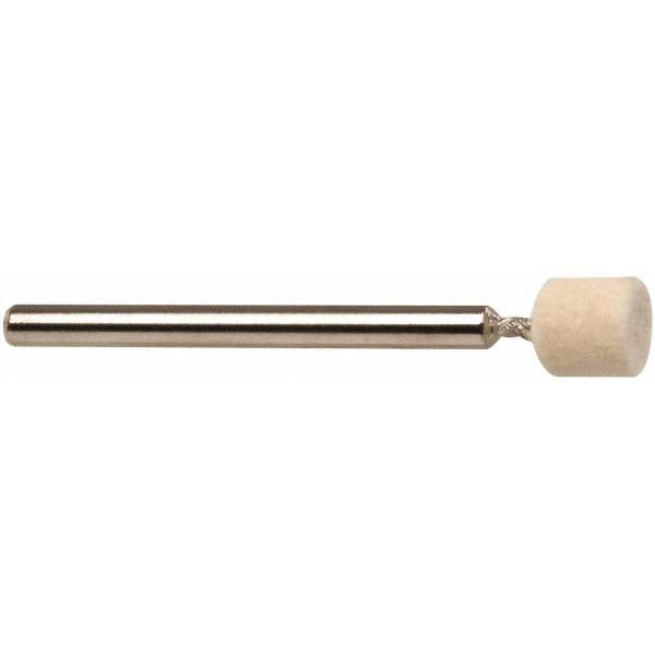 Divine Brothers B1-M 1/4" Diam 1/8" Shank Diam Medium Density Cylinder Shaped Mounted Bob