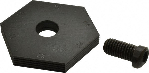Mitee-Bite 90145 19 to 24mm Hex, 1/2-13 Stud Thread, Irregular Hex Clamp