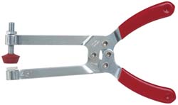De-Sta-Co 431 4448.22 N Load Capacity, 2.91" Throat Depth, 6.8" OAL, Carbon Steel, C Style Plier Clamp