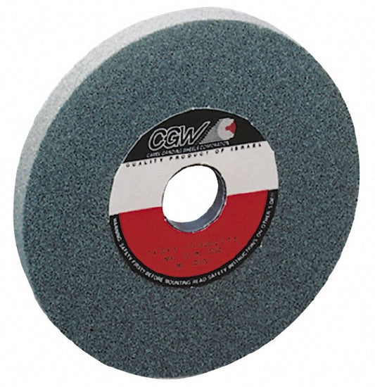 CGW Abrasives 38504 Bench & Pedestal Grinding Wheel 6" Dia, 3/4" Thick, 1" Hole Dia, Silicon Carbide