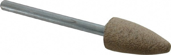 Cratex B52A80CXH 1/8 Mounted Point 3/4" Thick, 1/8" Shank Dia, B52, 80 Grit, Medium