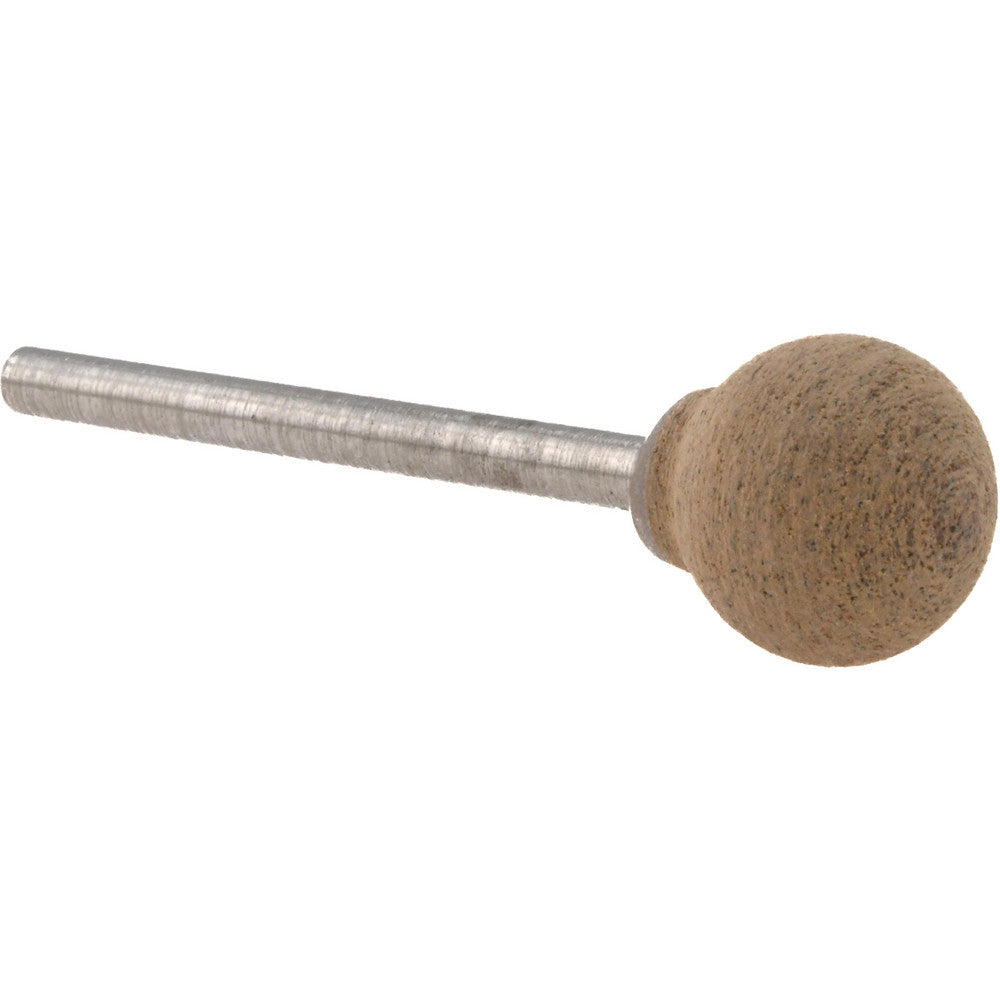 Cratex B121A80CXI 1/8 Mounted Point 1/2" Thick, 1/8" Shank Dia, B121, 80 Grit, Medium
