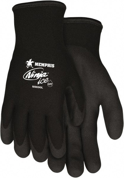MCR Safety N9690L Cut, Puncture & Abrasion-Resistant Gloves Ninja® Ice N9690, Size Large, ANSI Cut A3, ANSI Puncture 2, HPT, Terrycloth