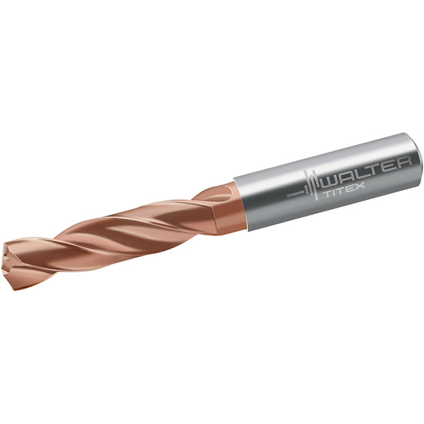 Walter-Titex 7378096 Screw Machine Length Drill Bit 4.30 mm (0.1693) Dia, 140 deg, Solid Carbide