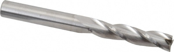 RobbJack TL-303-10 Square End Mill 5/16'' Dia, 1-3/8'' LOC, 5/16'' Shank Dia, 3-1/8'' OAL, 3 Flutes, Solid Carbide