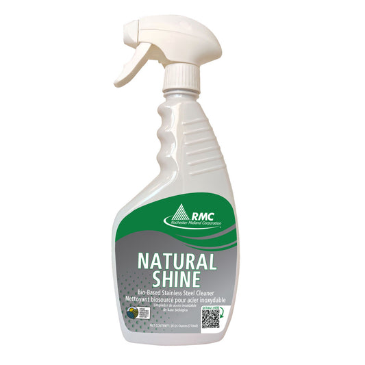 Rochester Midland Corporation 11894414 Stainless Steel Cleaner & Polish Liquid, 1 qt Bottle, Mild Scent