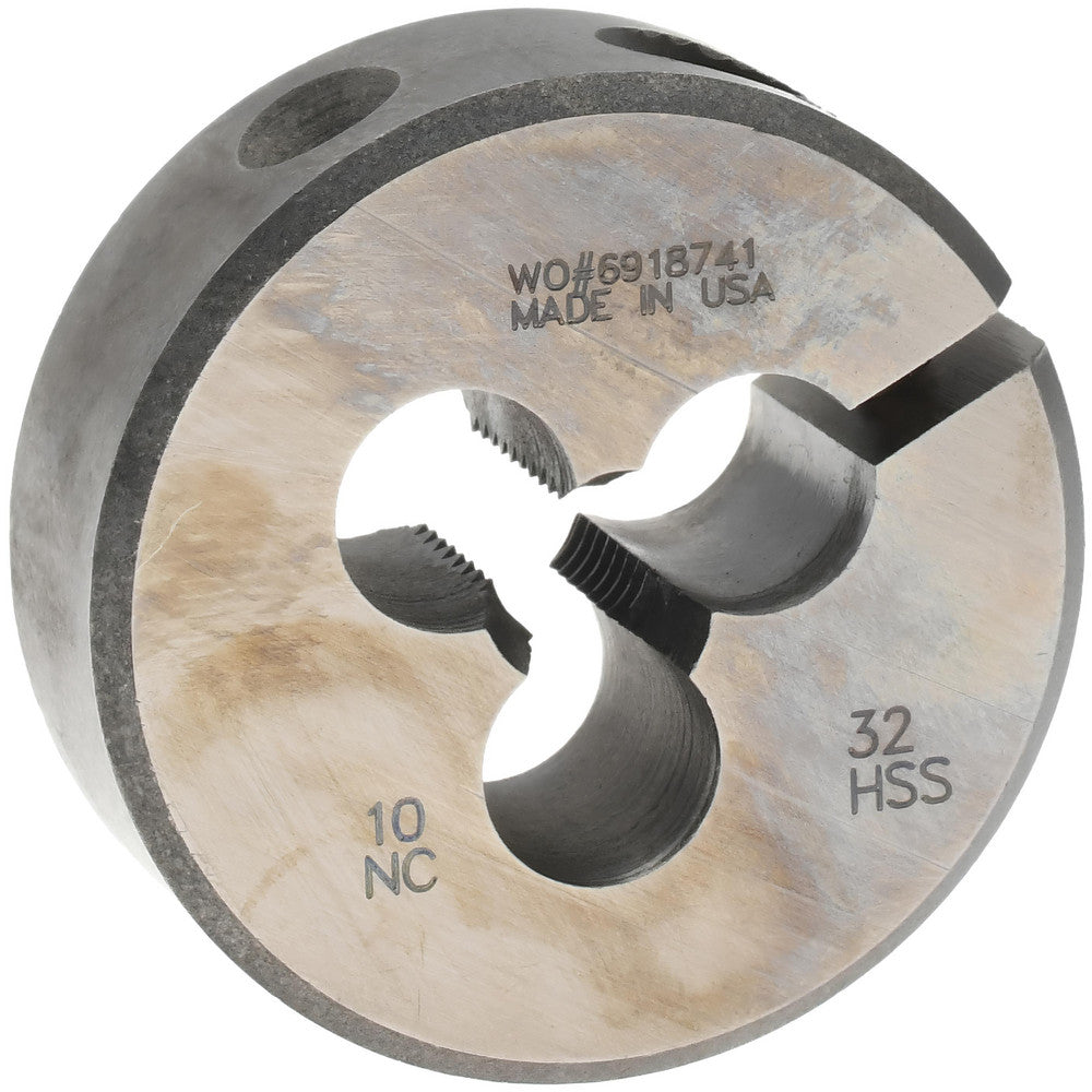 Made In USA Dies 03692332 Round Die #10-32, 1" OD, High Speed Steel