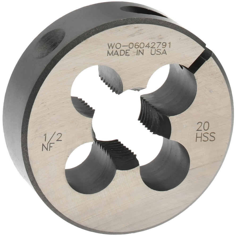 Made In USA Dies 03694304 Round Die 1/2-20, High Speed Steel