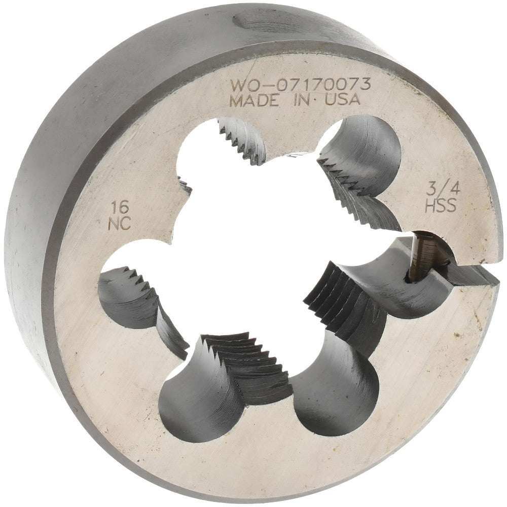 Made In USA Dies 03694544 Round Die 3/4-16, High Speed Steel