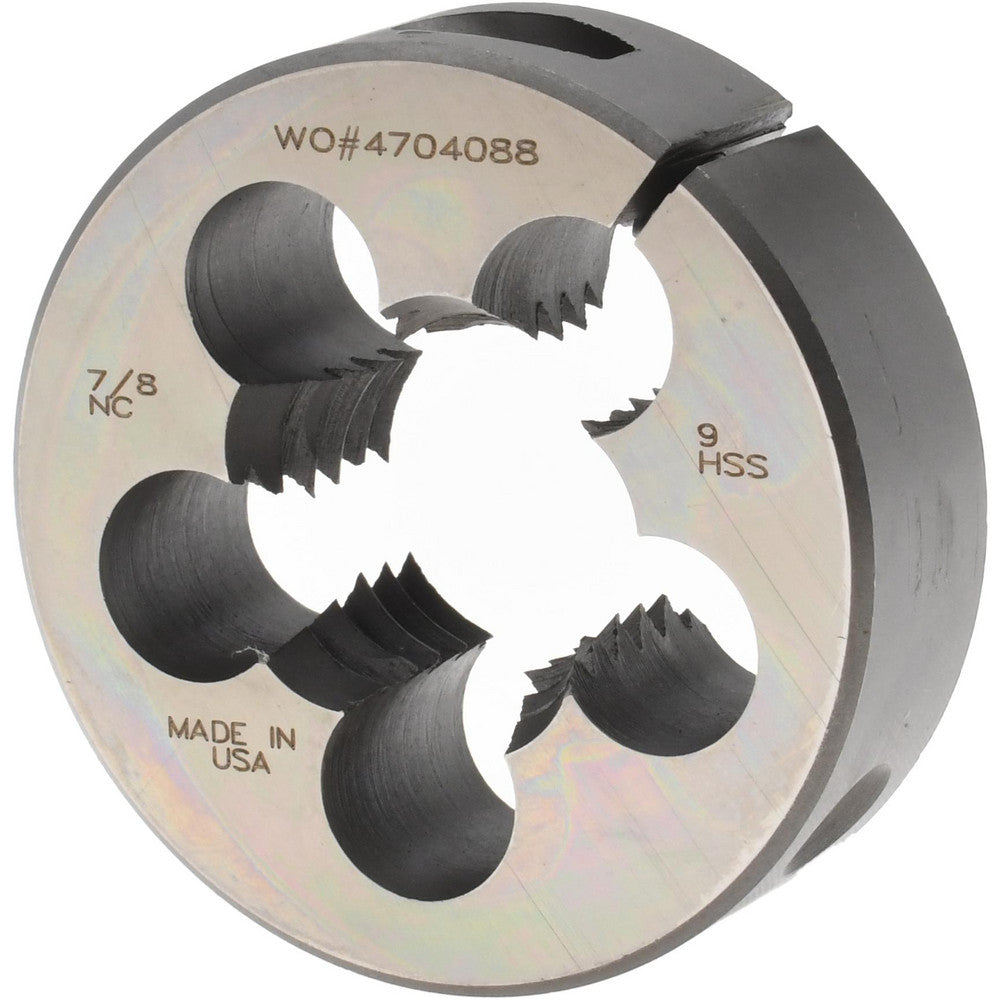 Made In USA Dies 03695574 Round Die 7/8-9, 2" OD, High Speed Steel