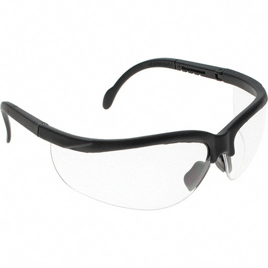 Radians JR0110ID Safety Glass Scratch-Resistant, Clear Lenses, Full-Framed