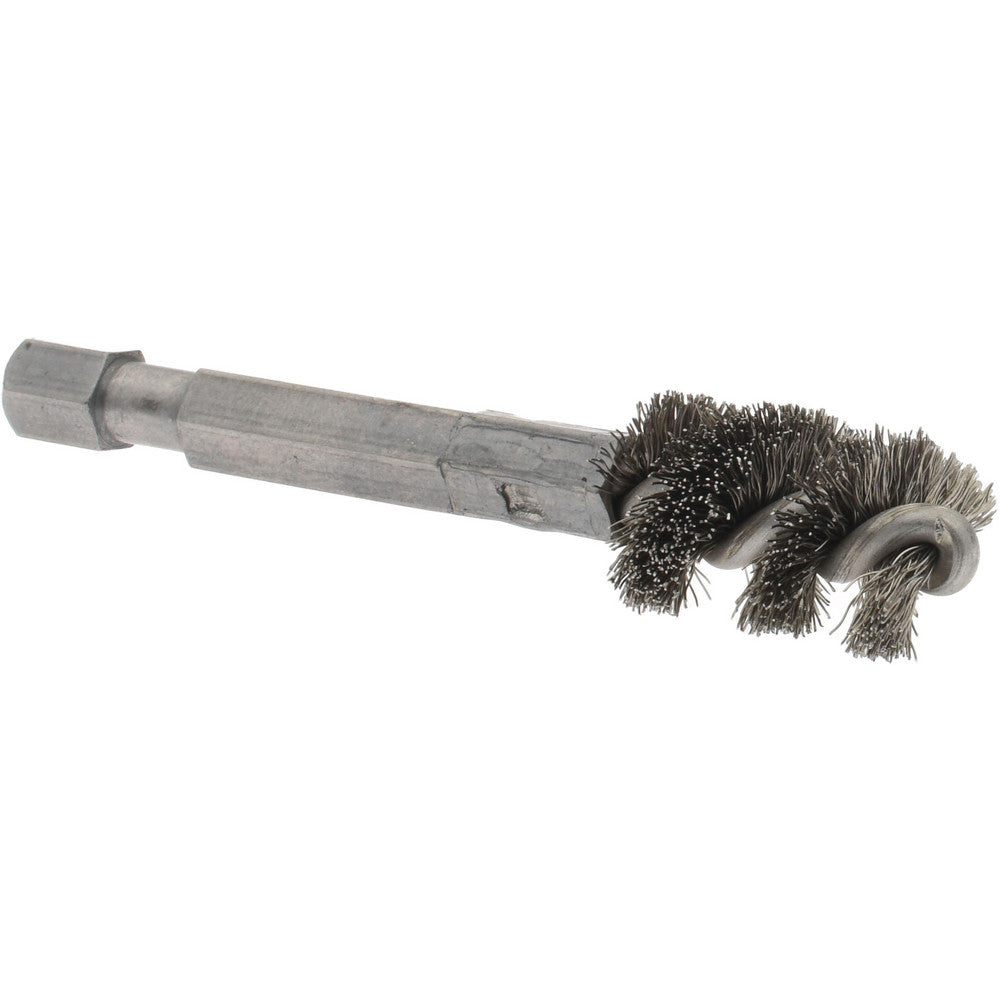 THE MILL-ROSE COMPANY 09-660006-HS 3/8 Inch Inside Diameter, 1/2 Inch Actual Brush Diameter, Stainless Steel, Power Fitting and Cleaning Brush