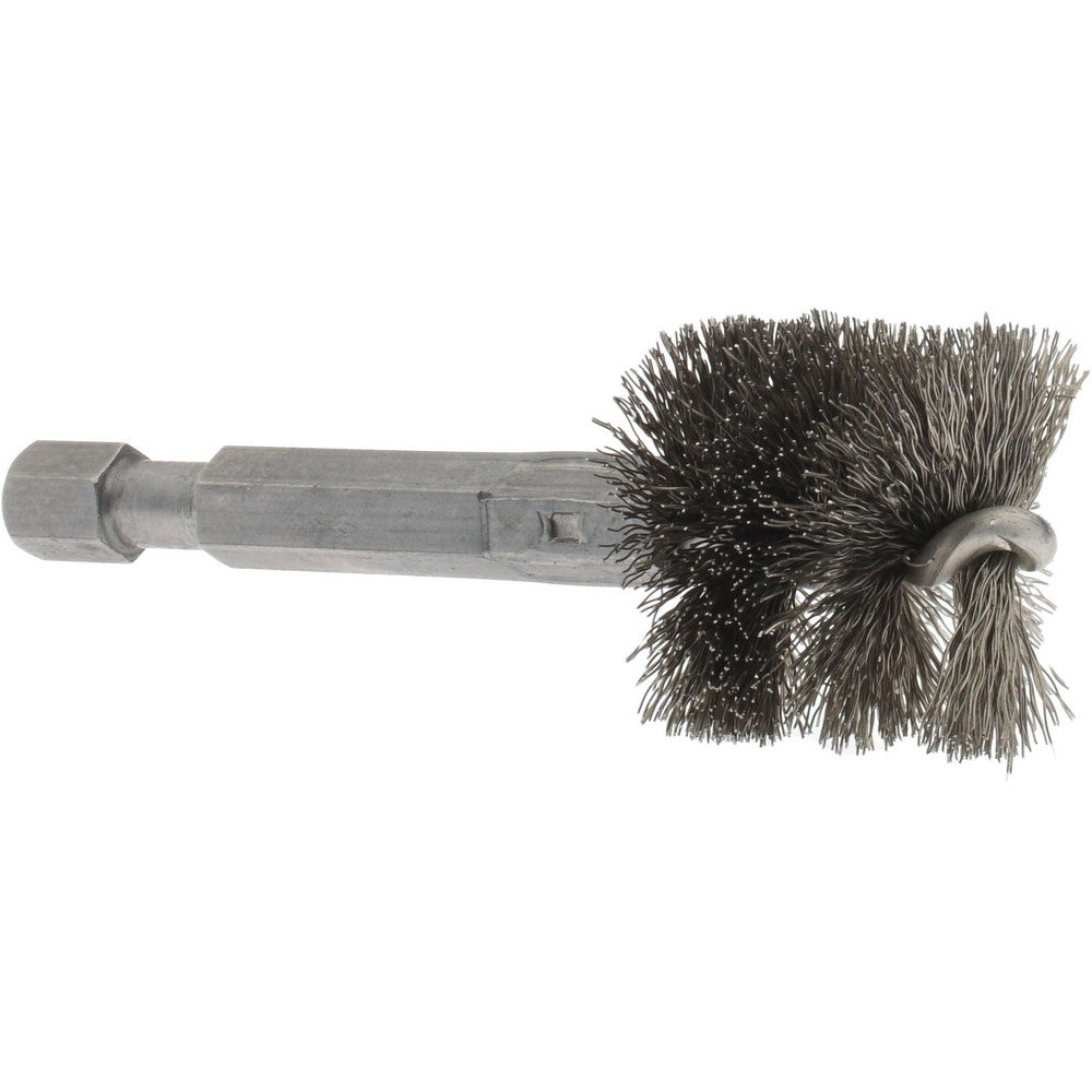 THE MILL-ROSE COMPANY 09-660012-HS 3/4 Inch Inside Diameter, 7/8 Inch Actual Brush Diameter, Stainless Steel, Power Fitting and Cleaning Brush