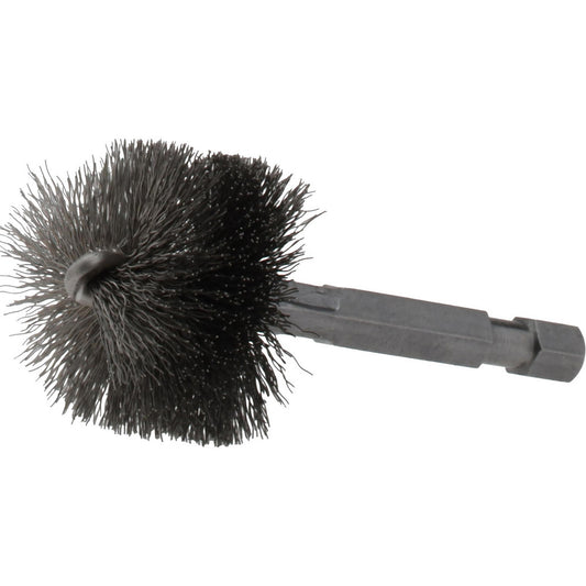 THE MILL-ROSE COMPANY 09-660016-HS 1 Inch Inside Diameter, 1-1/8 Inch Actual Brush Diameter, Stainless Steel, Power Fitting and Cleaning Brush