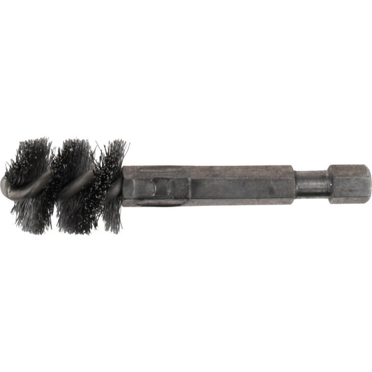 THE MILL-ROSE COMPANY 09-660008-H 1/2 Inch Inside Diameter, 5/8 Inch Actual Brush Diameter, Carbon Steel, Power Fitting and Cleaning Brush