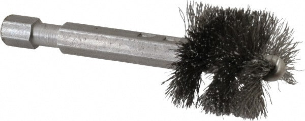 THE MILL-ROSE COMPANY 09-660014-H 7/8 Inch Inside Diameter, 1 Inch Actual Brush Diameter, Carbon Steel, Power Fitting and Cleaning Brush