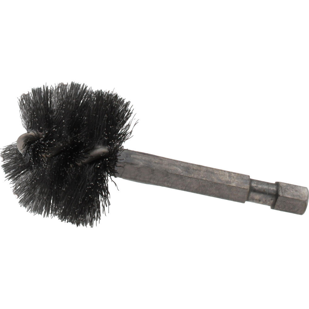 THE MILL-ROSE COMPANY 09-660016-H 1 Inch Inside Diameter, 1-1/8 Inch Actual Brush Diameter, Carbon Steel, Power Fitting and Cleaning Brush