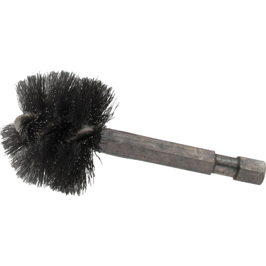 THE MILL-ROSE COMPANY 09-660016-H 1 Inch Inside Diameter, 1-1/8 Inch Actual Brush Diameter, Carbon Steel, Power Fitting and Cleaning Brush