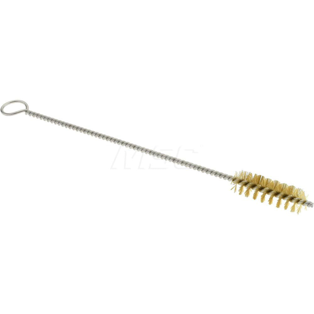 Pro-Source 04994 1" Long x 1/4" Diam Brass Twisted Wire Bristle Brush