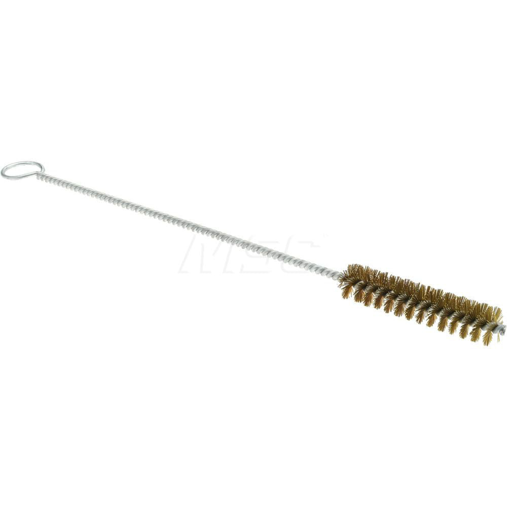 Pro-Source 05057 2" Long x 7/16" Diam Brass Twisted Wire Bristle Brush