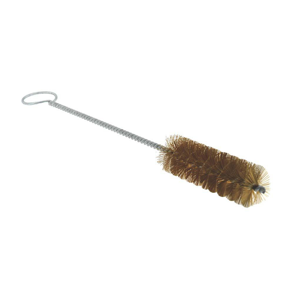 Pro-Source 05147 3" Long x 1" Diam Brass Twisted Wire Bristle Brush