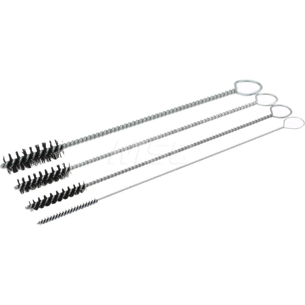 Pro-Source 08051 Scratch Brush Set Nylon, 1/2, 1/4, 1/8 & 3/8" Trim Length