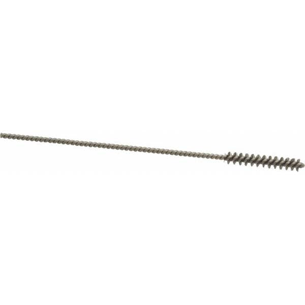 THE MILL-ROSE COMPANY 09-320380-1 Power Tube Brush 0.172" Dia, Helical, Stainless Steel
