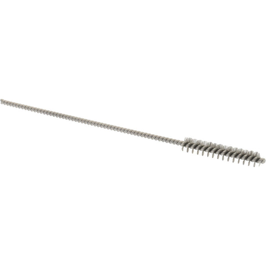 THE MILL-ROSE COMPANY 09-320381-1 Power Tube Brush 0.189" Dia, Helical, Stainless Steel