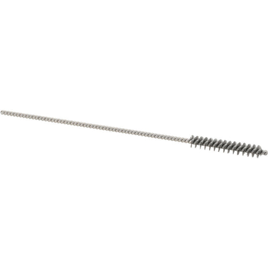 THE MILL-ROSE COMPANY 09-320384-1 Power Tube Brush 0.177" Dia, Helical, Stainless Steel