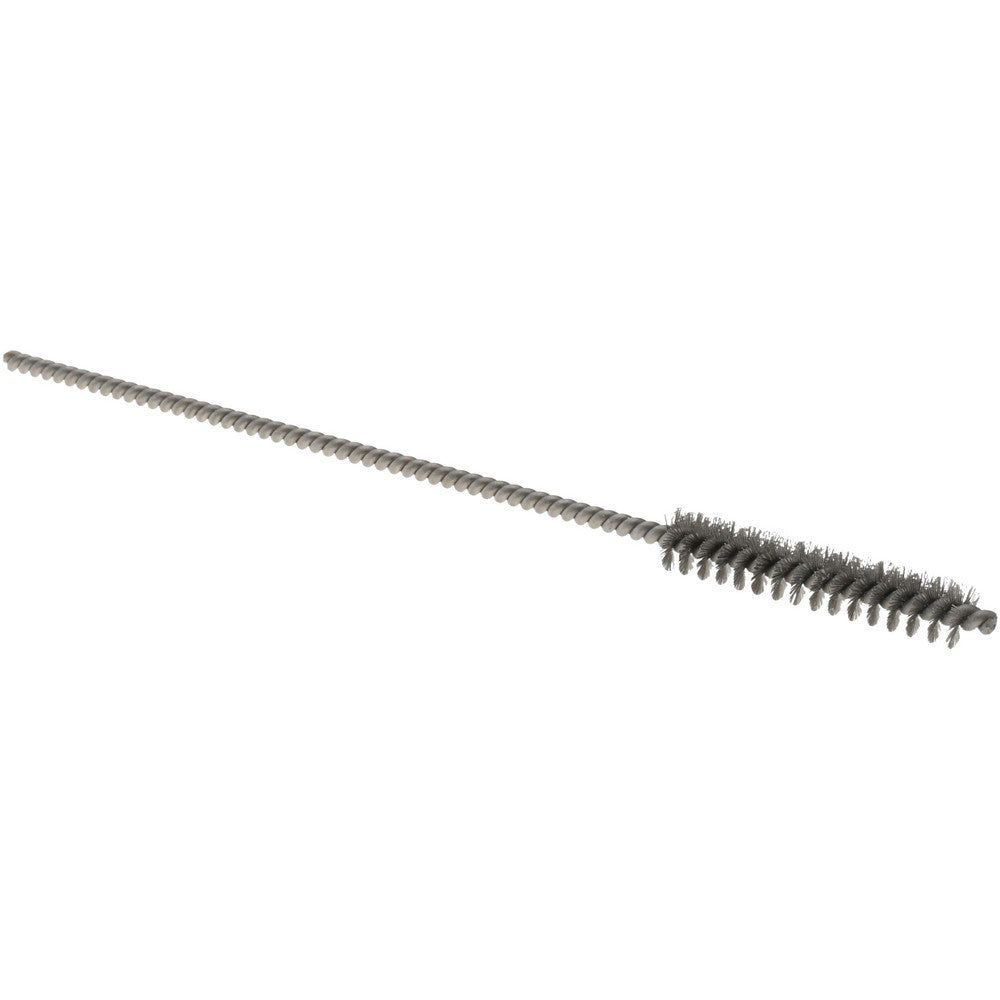 THE MILL-ROSE COMPANY 03-320385-1 Power Tube Brush 0.197" Dia, Helical, Stainless Steel