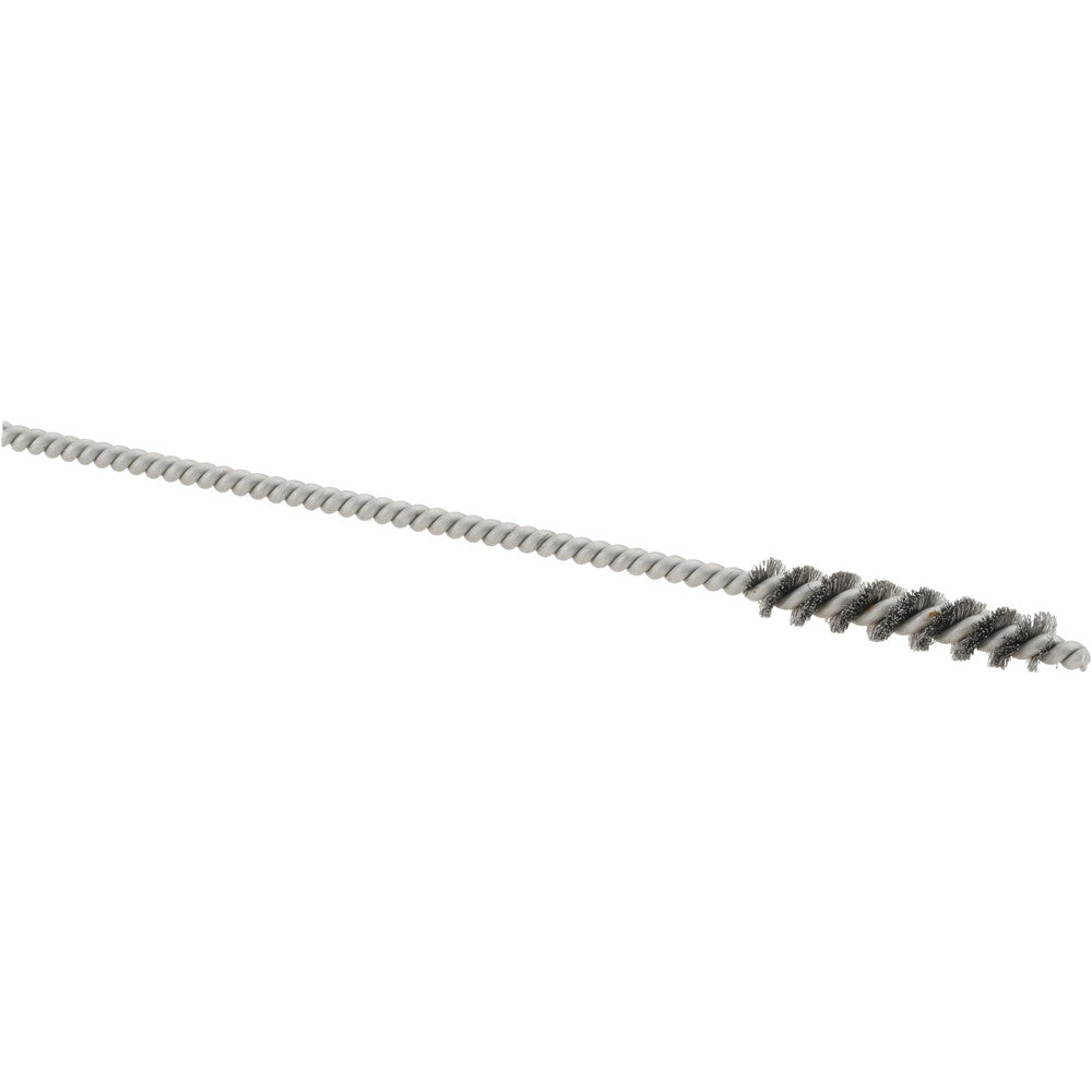 THE MILL-ROSE COMPANY 03-320386-1 Power Tube Brush 0.217" Dia, Helical, Stainless Steel