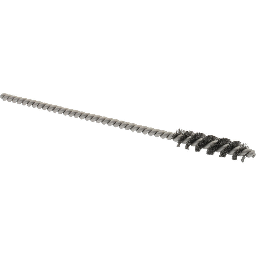 THE MILL-ROSE COMPANY 09-320405-1 Power Tube Brush 0.255" Dia, Helical, Stainless Steel