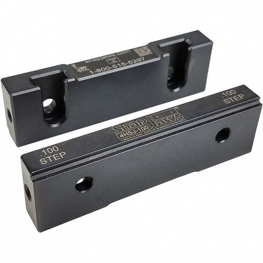 Snap Jaws 4HSJ-100 Vise Jaw 4.00" Wide, 1.1550" High, 0.5500" Thick, Step