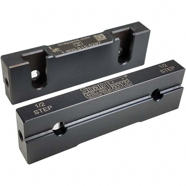 Snap Jaws 4HSJ-490 Vise Jaw 4.00" Wide, 1.1550" High, 0.5500" Thick, Step