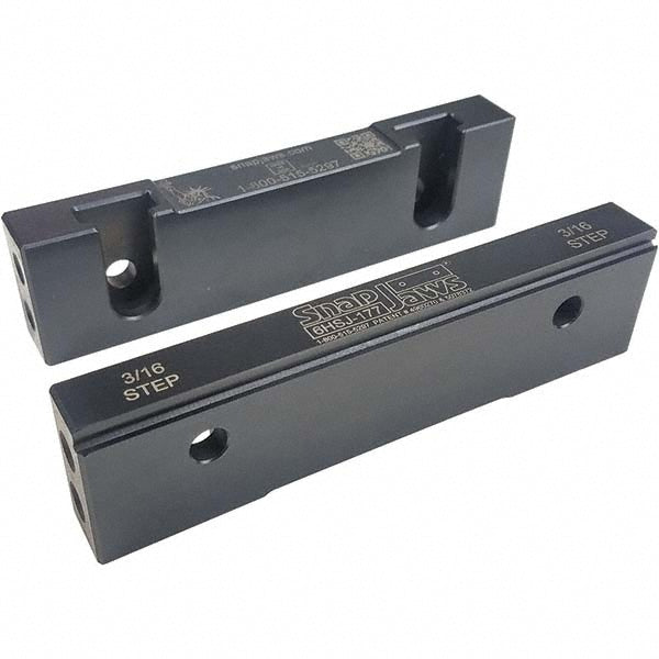 Snap Jaws 6HSJ-177 Vise Jaw 6.00" Wide, 1.5300" High, 0.7300" Thick, Step