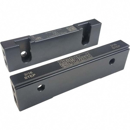 Snap Jaws 6HSJ-177 Vise Jaw 6.00" Wide, 1.5300" High, 0.7300" Thick, Step